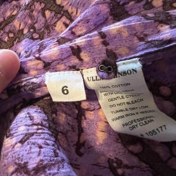 Ulla Johnson Kemala Boho Printed Wrap Midi Dress size 6 - Picture 11 of 11